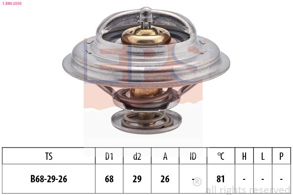 Termostat, środek chłodzący EPS 1.880.250S
