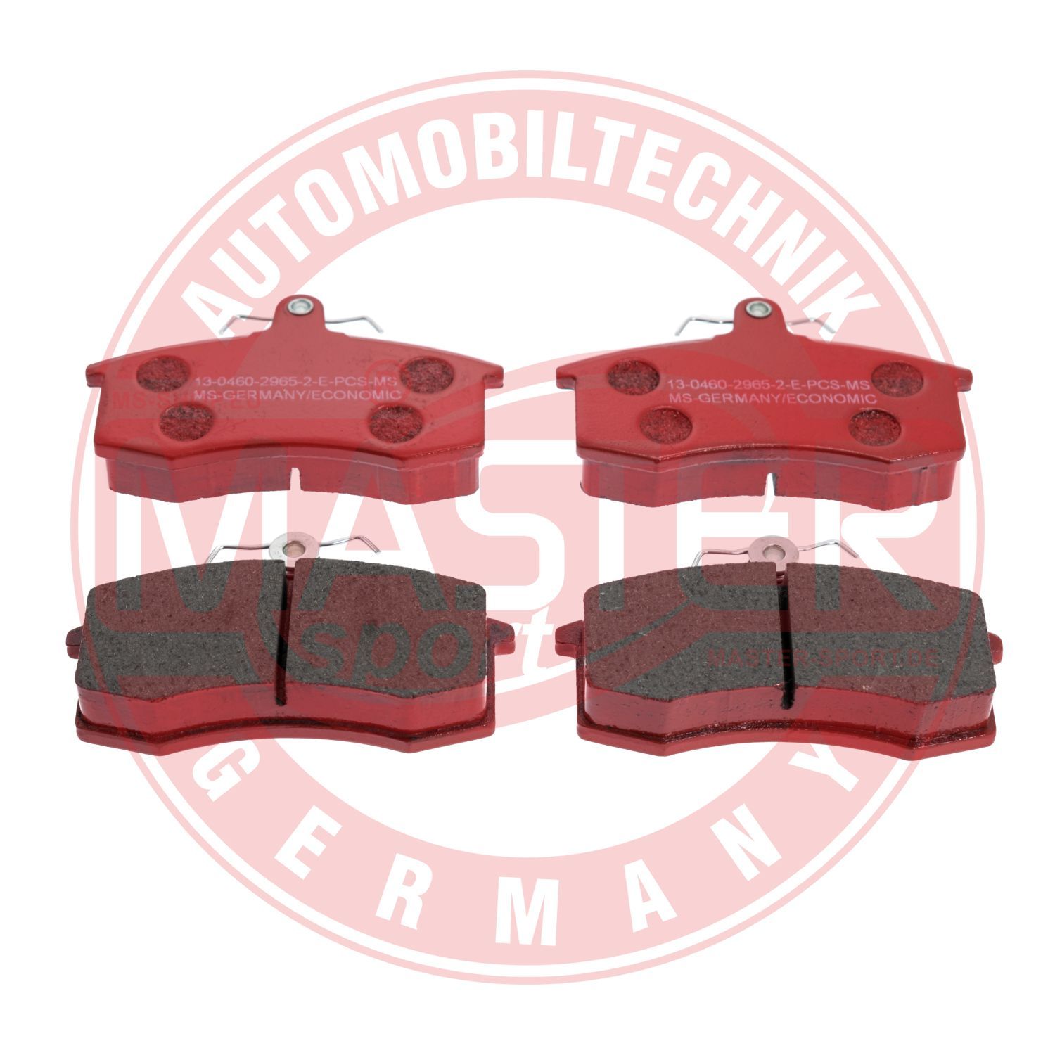 Zestaw klocków hamulcowych, hamulce tarczowe MASTER-SPORT GERMANY 13046029652E-SET-MS