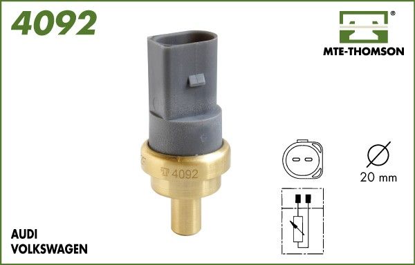 Czujnik, temperatura płynu chłodzącego MTE-THOMSON 4092