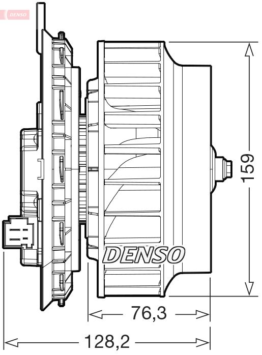 Wentylator wewnętrzny DENSO DEA17016
