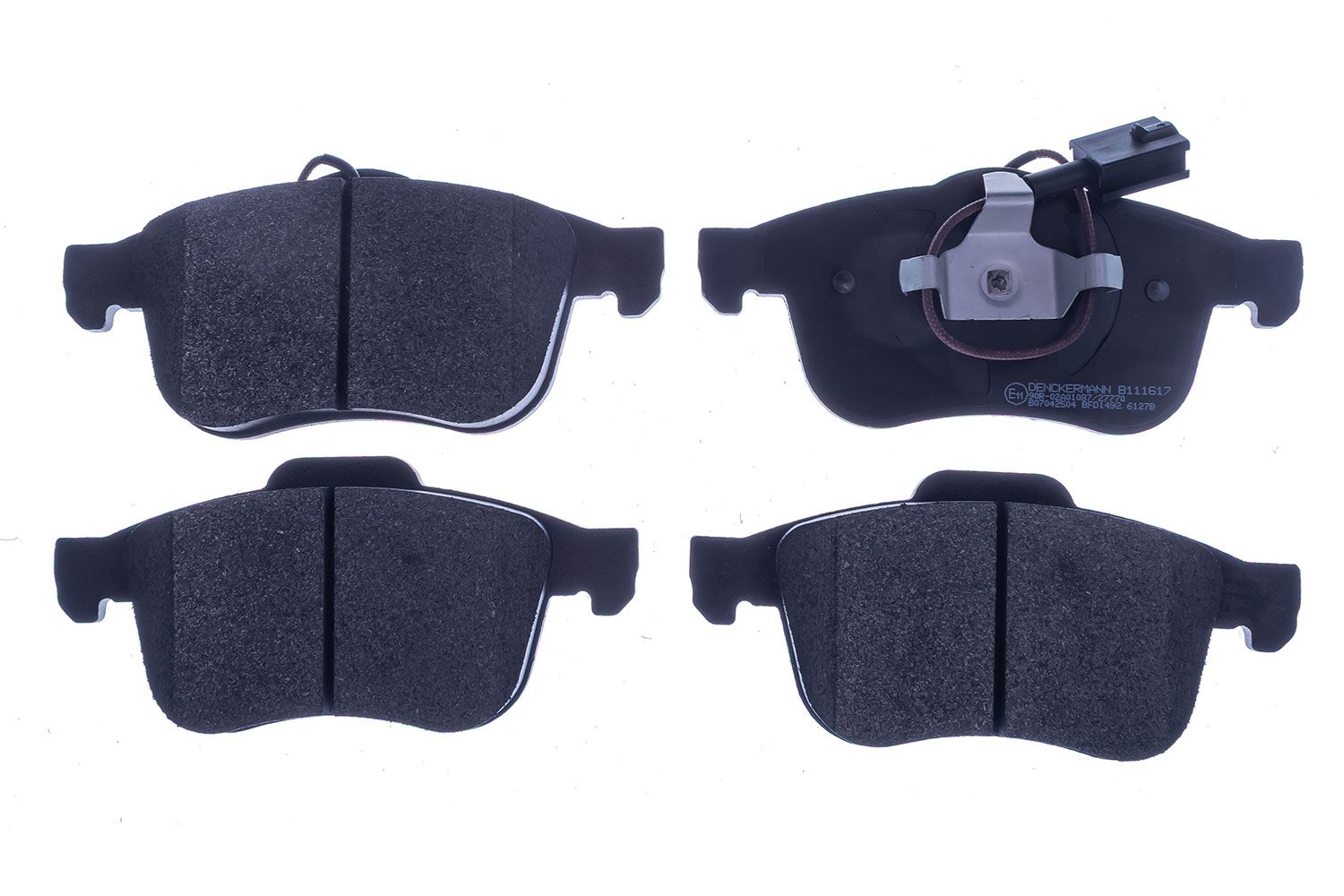 set placute frana,frana disc DENCKERMANN B111617