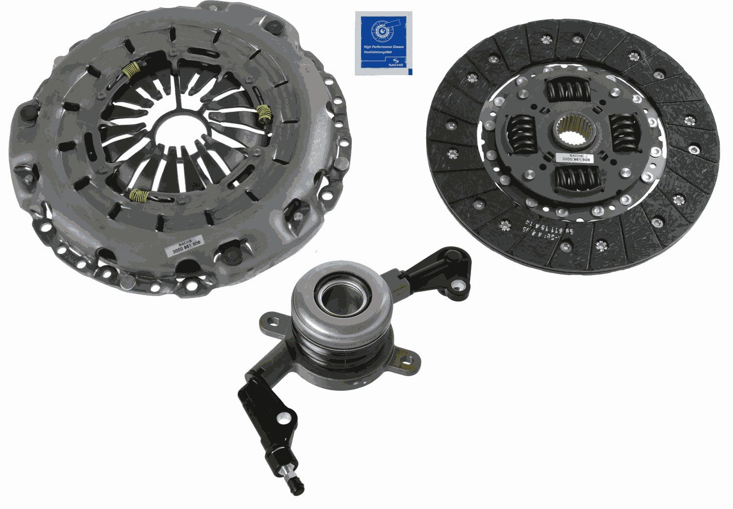 Zestaw sprzęgieł SACHS 3000 990 170