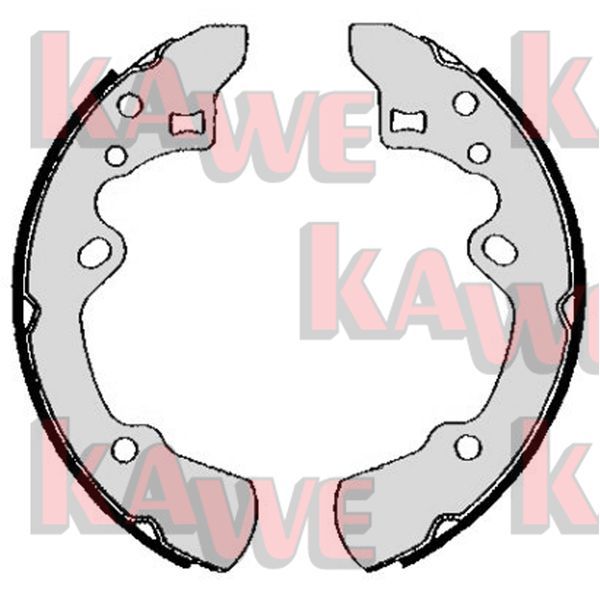 Zestaw szczęk hamulcowych KAWE 05620