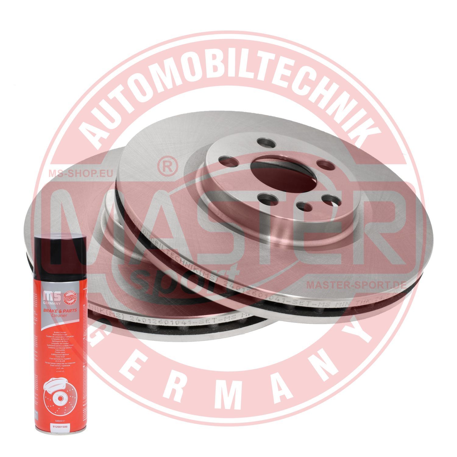 Tarcza hamulcowa MASTER-SPORT GERMANY 24012601041-SET-MSP