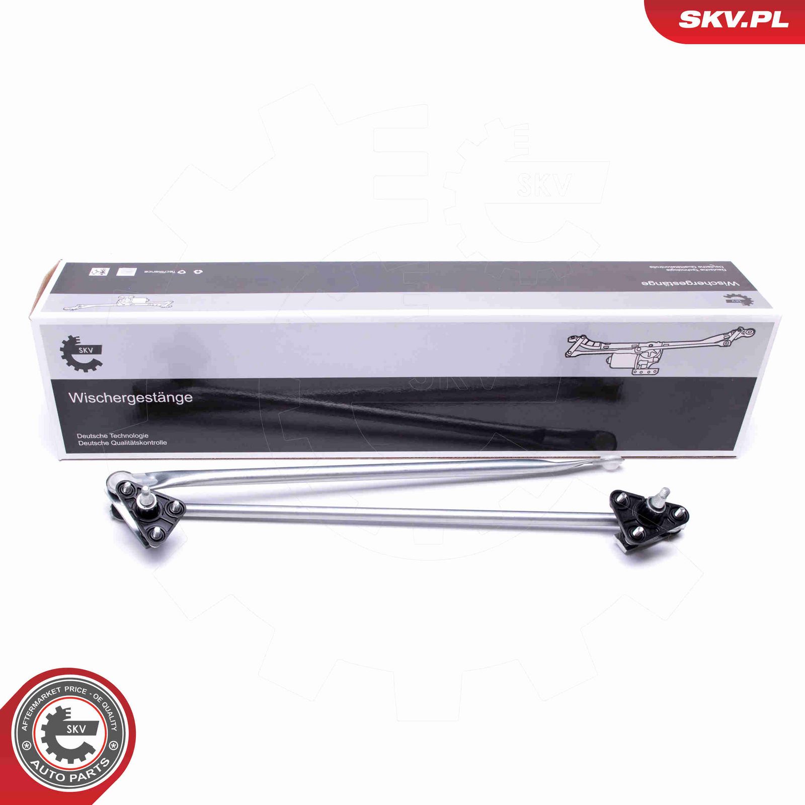 Система тяг и рычагов привода стеклоочистителя