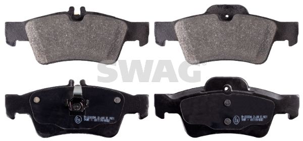 Zestaw klocków hamulcowych, hamulce tarczowe SWAG 10 91 6451