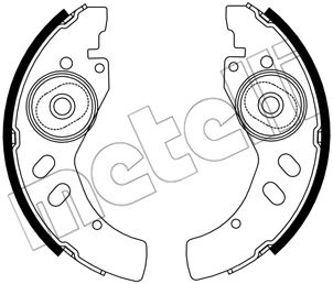 Zestaw szczęk hamulcowych METELLI 53-0745