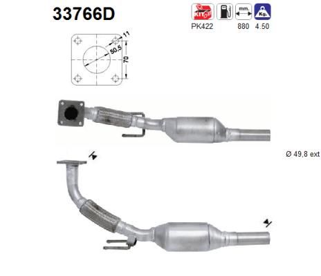 Katalizator AS 6K0253060AX