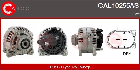 E-shop Alternátor CASCO CAL10255AS