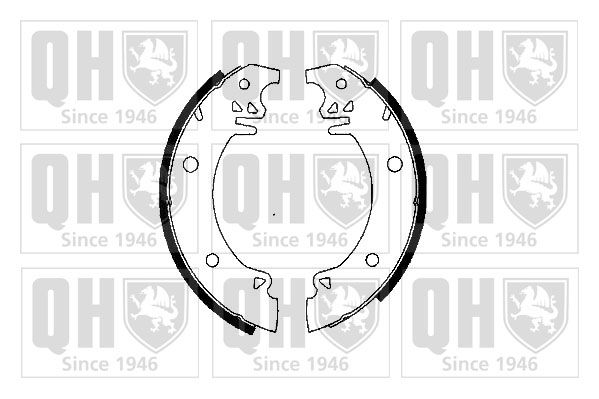 Zestaw szczęk hamulcowych QUINTON HAZELL BS623