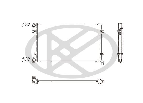Radiator, racire motor KOYORAD PL452658