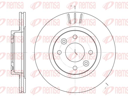 Tarcza hamulcowa KAWE 6204 10