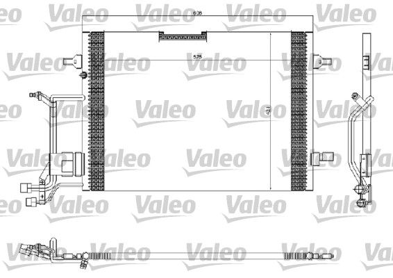 Condensator, climatizare VALEO 816967