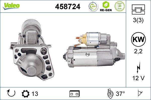 starter VALEO 458724
