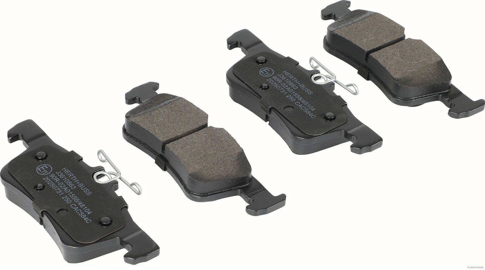 set placute frana,frana disc HERTH+BUSS JAKOPARTS J3610863