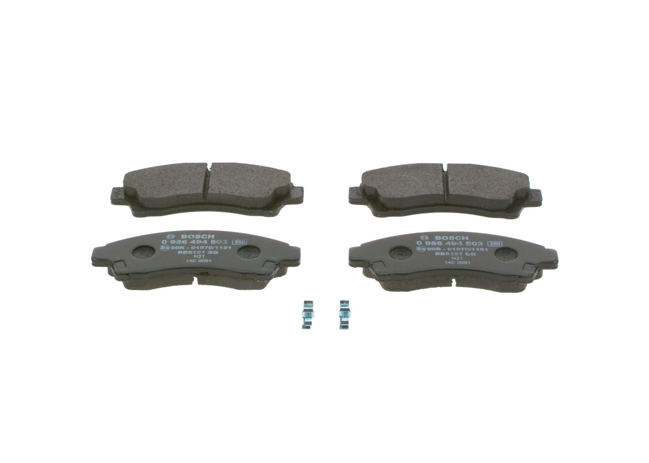 set placute frana,frana disc BOSCH 0 986 494 503