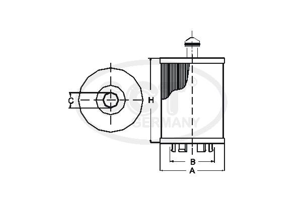 Filtr oleju SCT - MANNOL SH 4070 L
