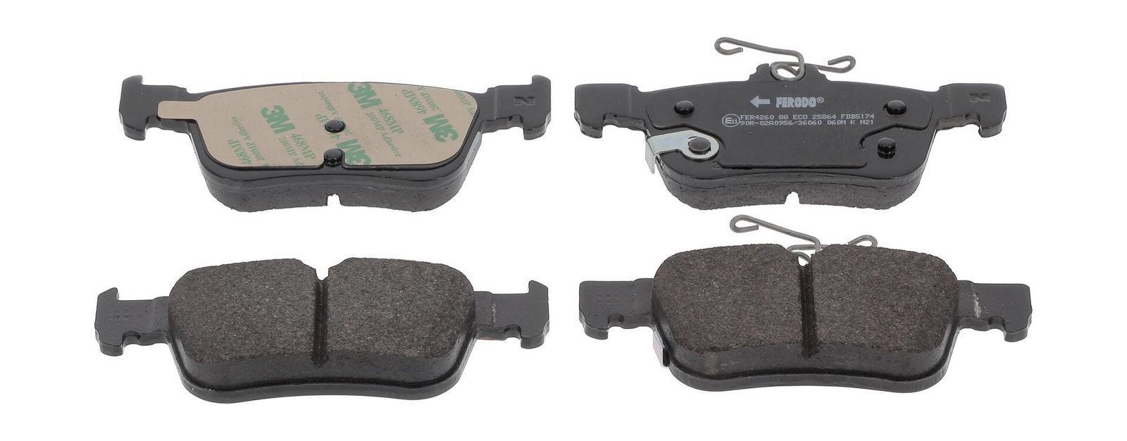 Комплект тормозных колодок, дисковый тормоз