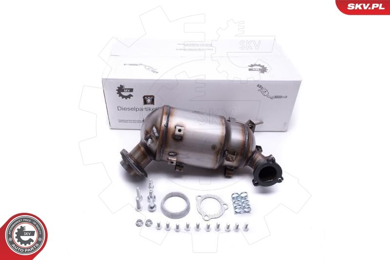 Filtr sadzy / filtr cząstek stałych, układ wydechowy ESEN SKV 250510R041