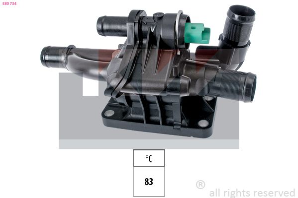 Termostat, środek chłodzący KW 580 734