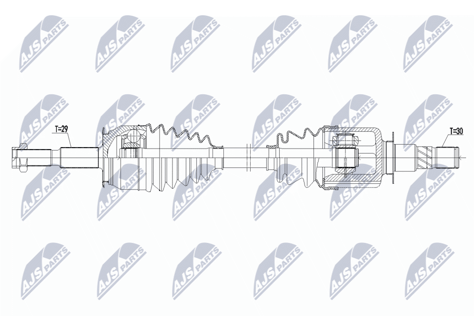 Wał napędowy NTY NPW-NS-173