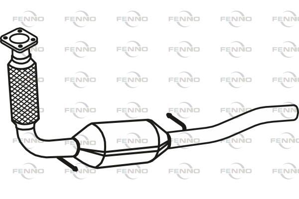 Filtr sadzy / filtr cząstek stałych, układ wydechowy FENNO 1594751