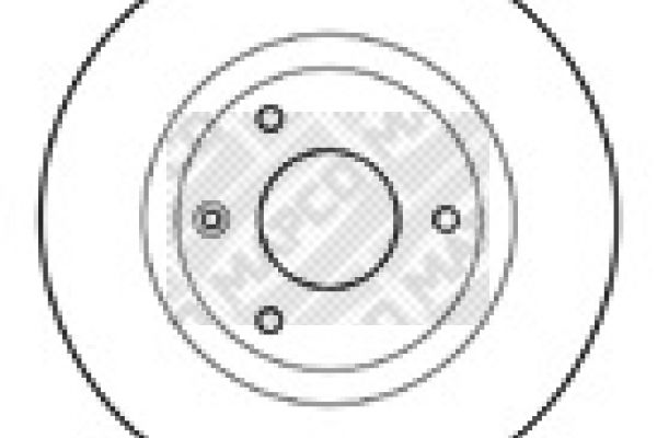 Tarcza hamulcowa MAPCO 15422