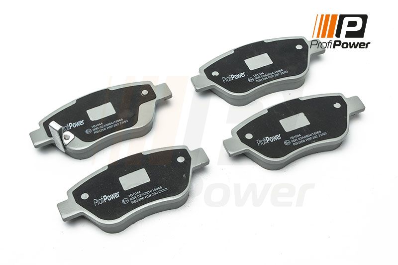 Levně Sada brzdových destiček, kotoučová brzda ProfiPower 1B1044