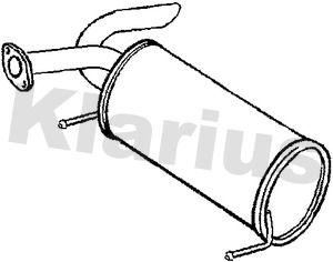 Tłumik końcowy KLARIUS 240871