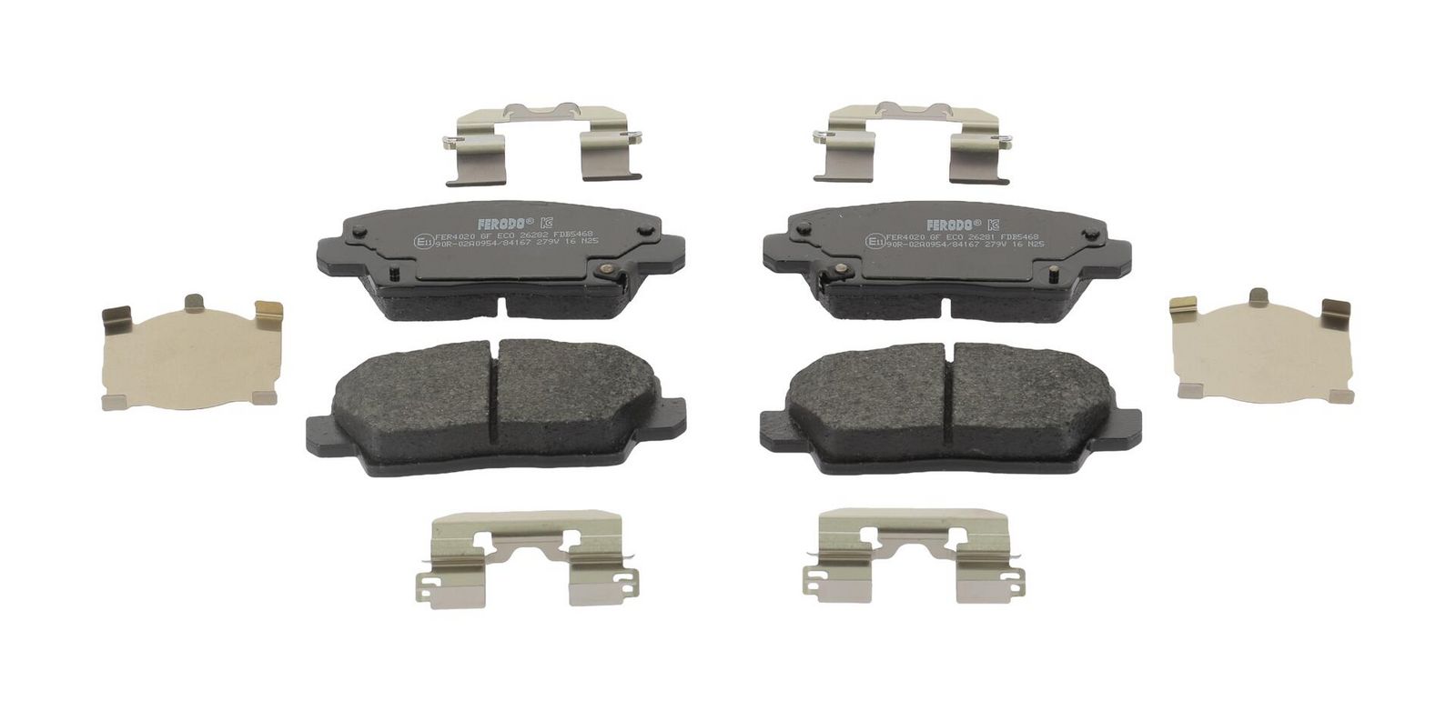 set placute frana,frana disc FERODO PREMIER ECO FRICTION FDB5468
