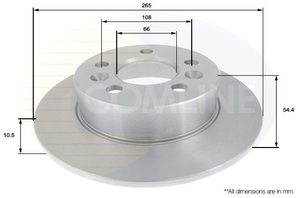 Tarcza hamulcowa COMLINE ADC1542