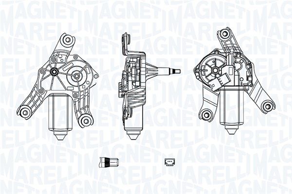 motor stergator MAGNETI MARELLI 064071300010
