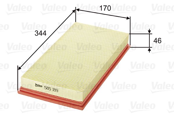 Vzduchový filter VALEO 585189