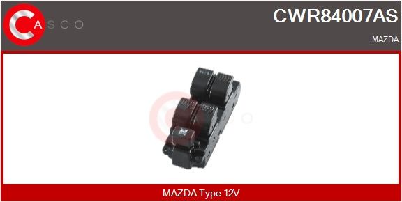 Spínač, zvedací zařízení oken CASCO CWR84007AS