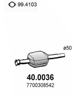 Katalizator ASSO 40.0036