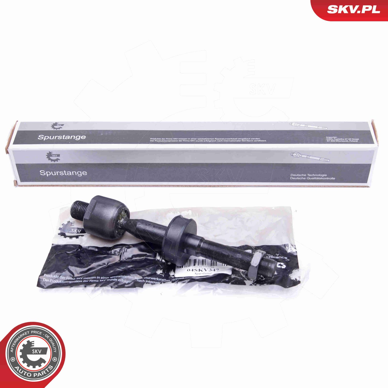 Aksiālais šarnīrs, Stūres šķērsstiepnis