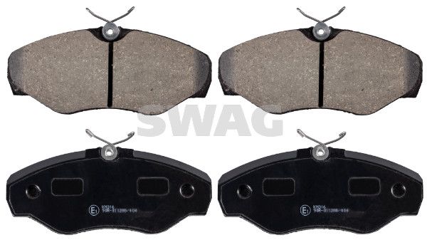 set placute frana,frana disc SWAG 60 91 6473