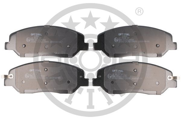 Zestaw klocków hamulcowych, hamulce tarczowe OPTIMAL BP-12450