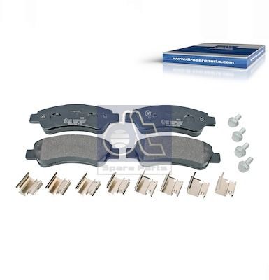 Zestaw klocków hamulcowych, hamulce tarczowe DT SPARE PARTS 12.93102
