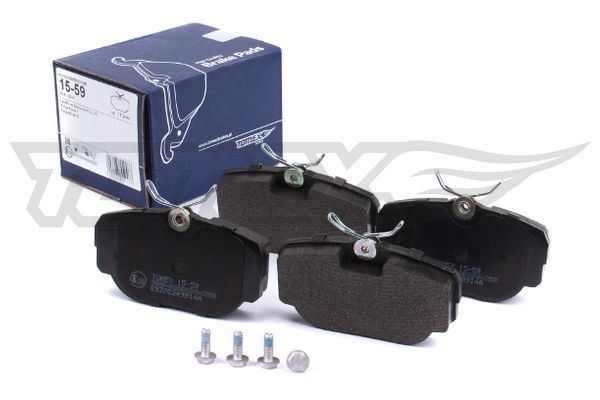 Levně Sada brzdových destiček, kotoučová brzda TOMEX Brakes 15-59