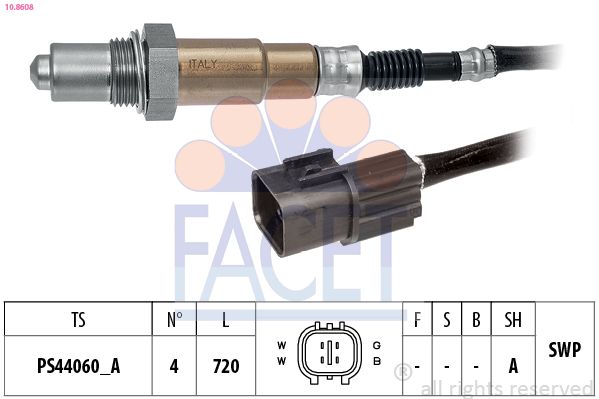 Sonda lambda FACET 10.8608