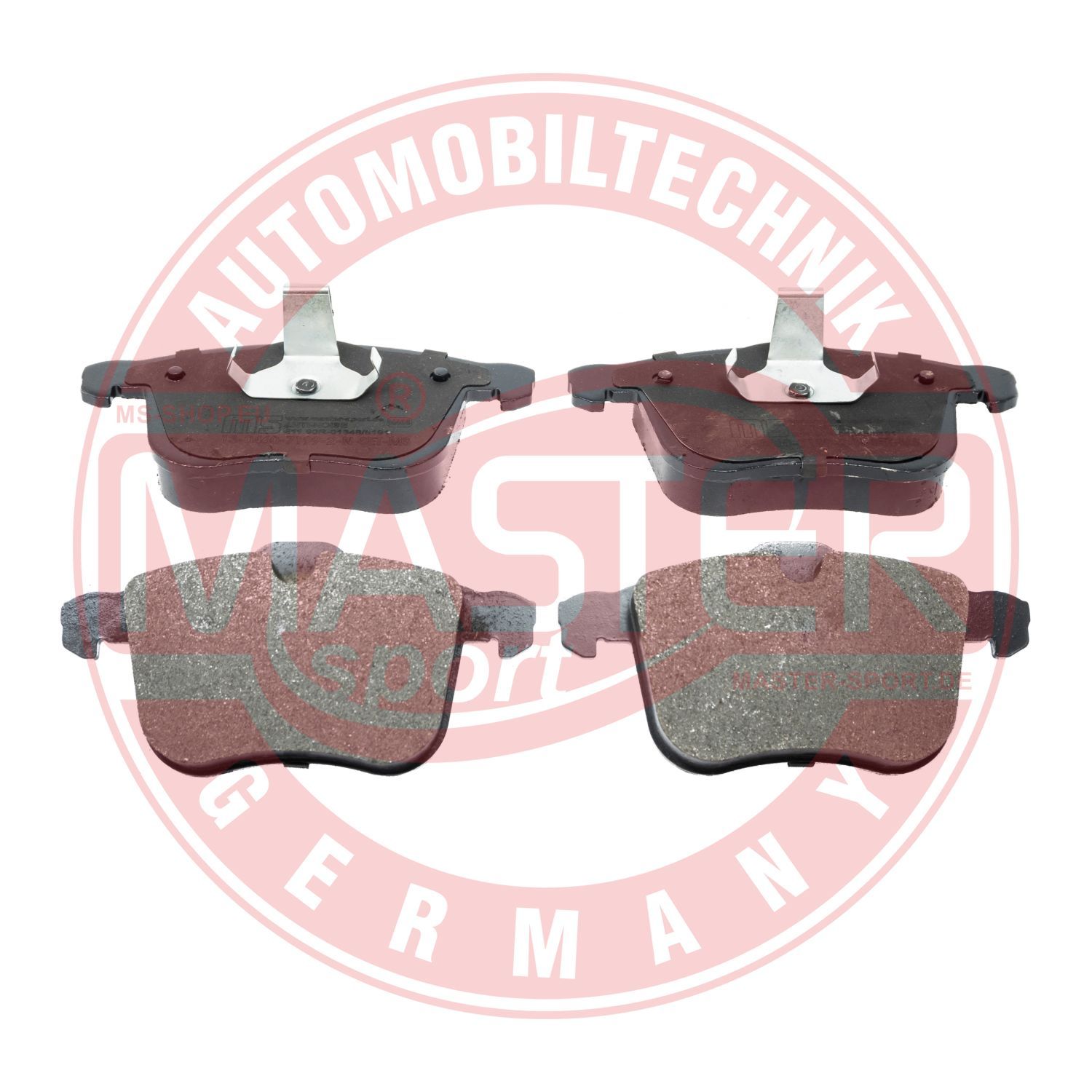 Zestaw klocków hamulcowych, hamulce tarczowe MASTER-SPORT GERMANY 13046071992N-SET-MS