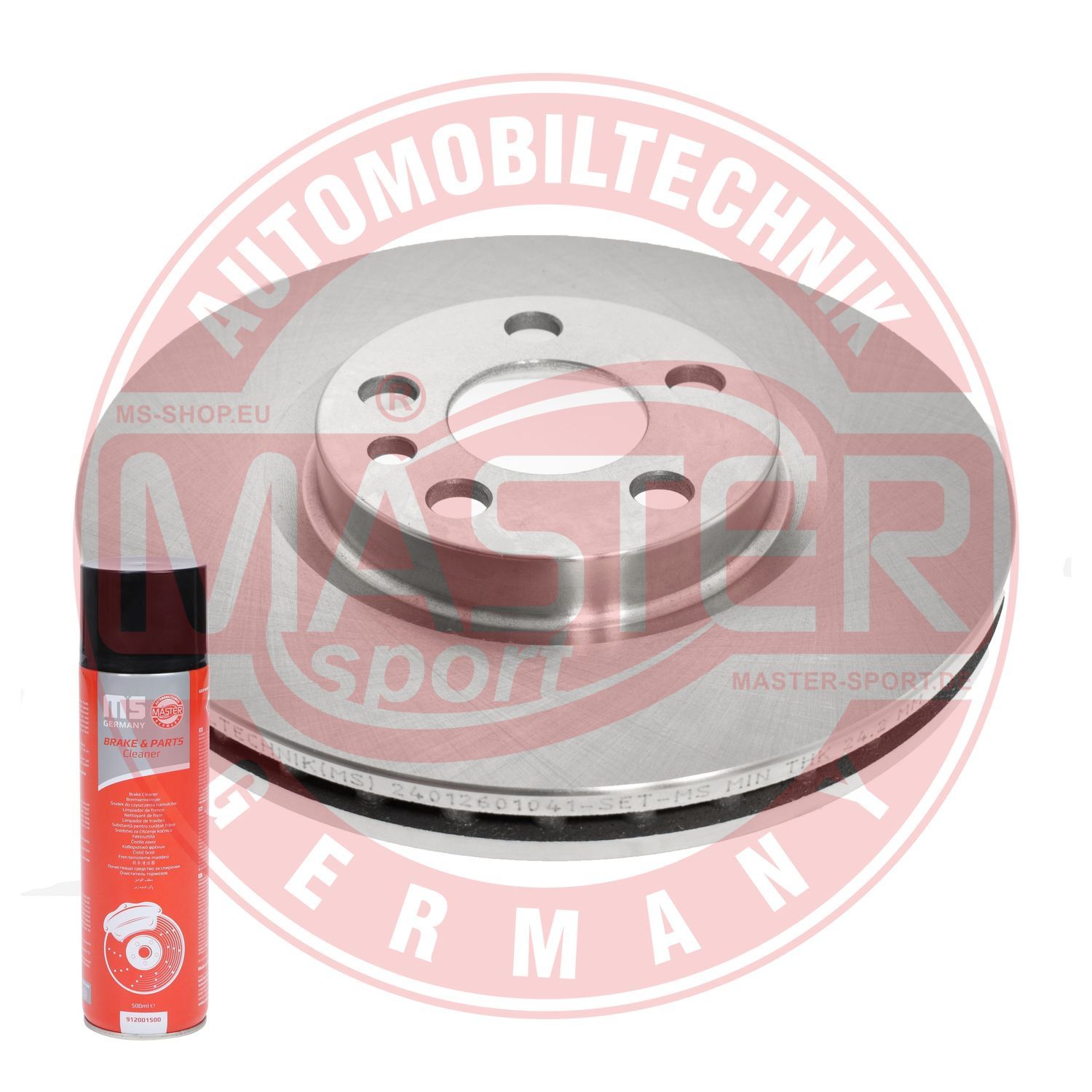 Tarcza hamulcowa MASTER-SPORT GERMANY 24012601041-PCS-MSP