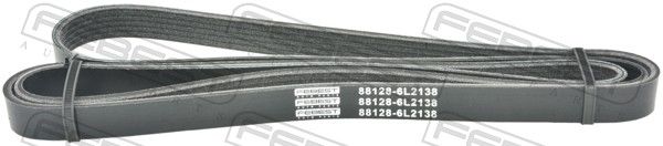 Pasek klinowy wielorowkowy FEBEST 88128-6L2138