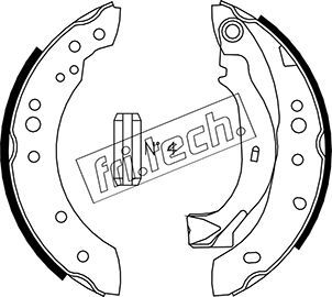 Zestaw szczęk hamulcowych FRI.TECH. 1022.036