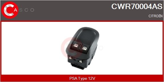 Spínač, zvedací zařízení oken CASCO CWR70004AS