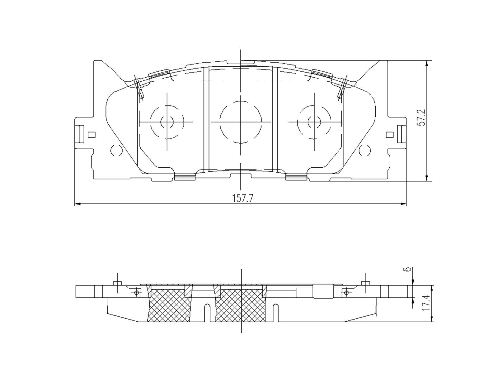 V70-0091 KIT DE PLAQUETTES DE FREIN