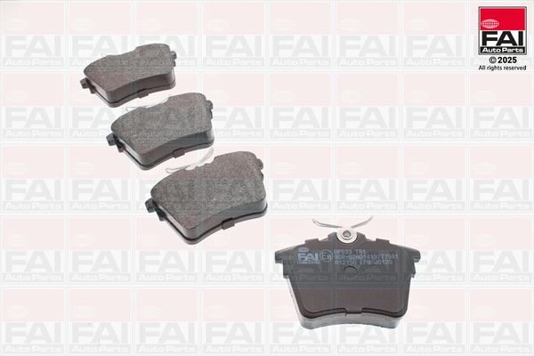 Zestaw klocków hamulcowych, hamulce tarczowe FAI AUTOPARTS BP633