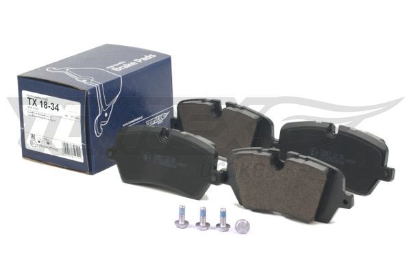 Levně Sada brzdových destiček, kotoučová brzda TOMEX Brakes 18-34
