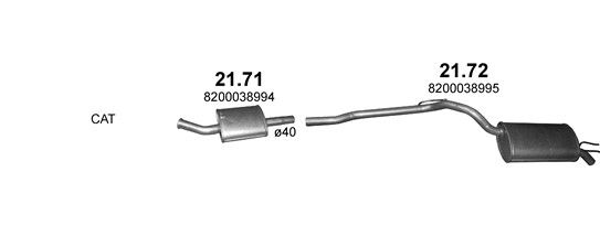 Układ wydechowy POLMO POLMO99951
